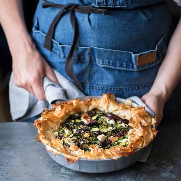 Summer frying pan tart