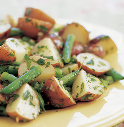 Summer garden potato salad