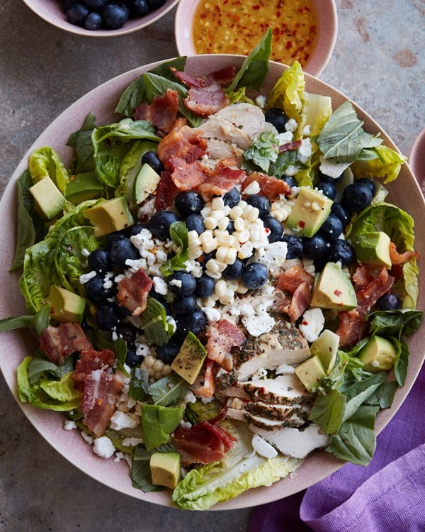 Summer grilled chicken power salad