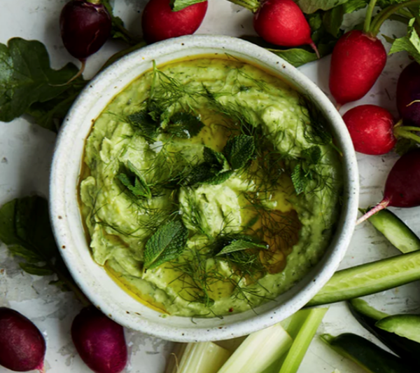 Summer herbs butterbean dip