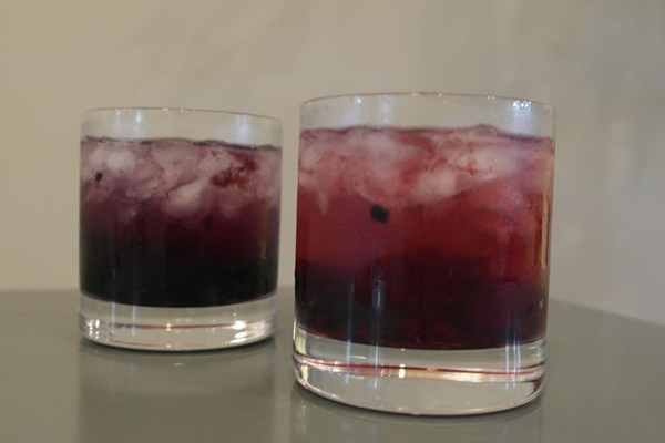 Summer in Provence blackberry gin cocktail