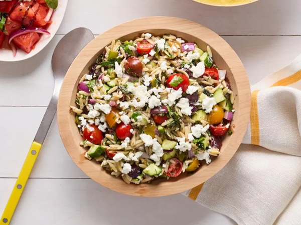 Summer orzo salad
