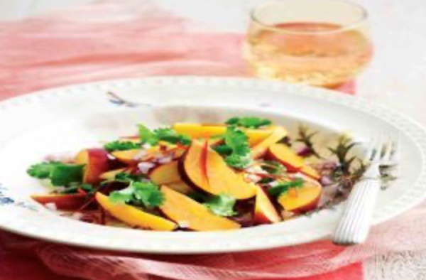 Summer peach salad