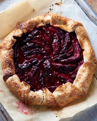 Summer plum crostata