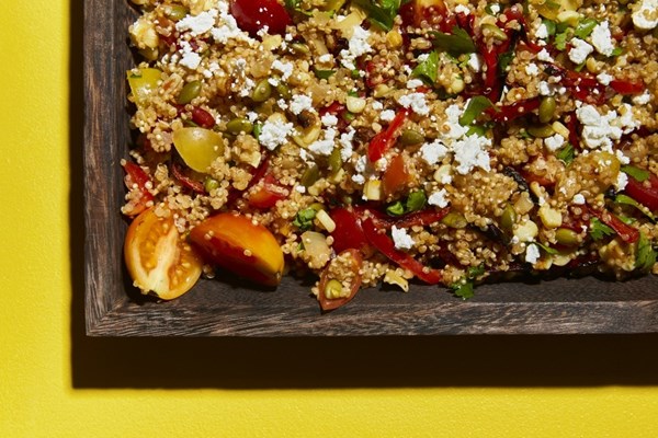 Summer quinoa pilaf