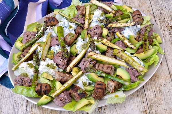 Summer sausage salad