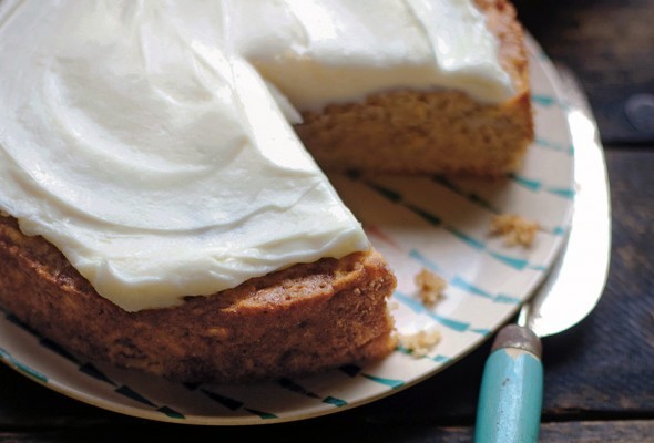 Summer squash and banana cake