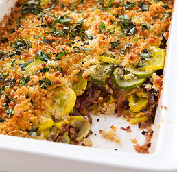 Summer squash gratin