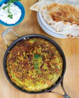 Summer squash kuku (Kuku-ye kadu sabz)
