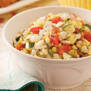 Summer succotash salad