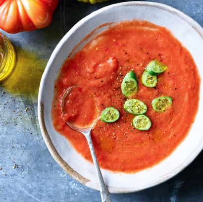 Summer tomato gazpacho