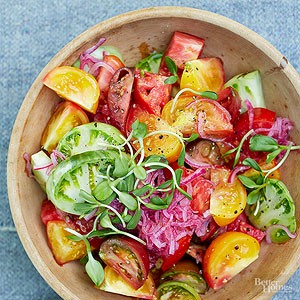 Summer tomato salad