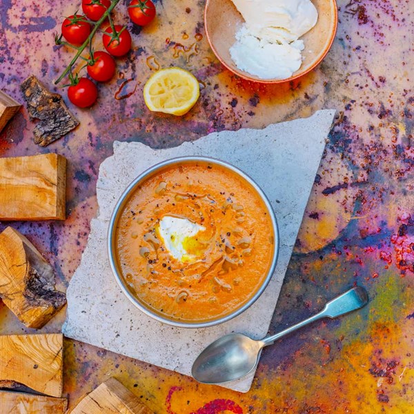 Summer tomato soup