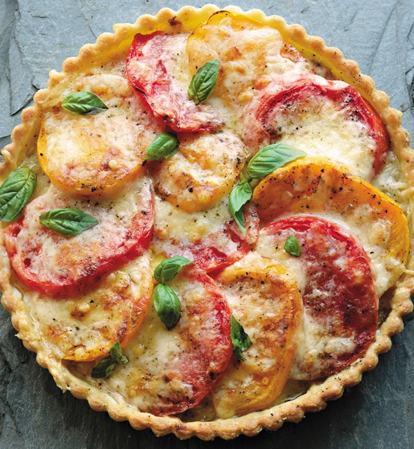 Summer tomato tart