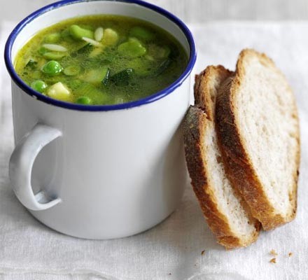 Summer veg-box soup