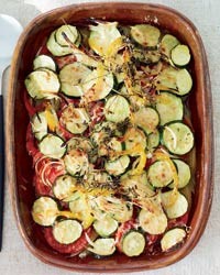 Summer-vegetable casserole