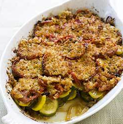 Summer vegetable gratin