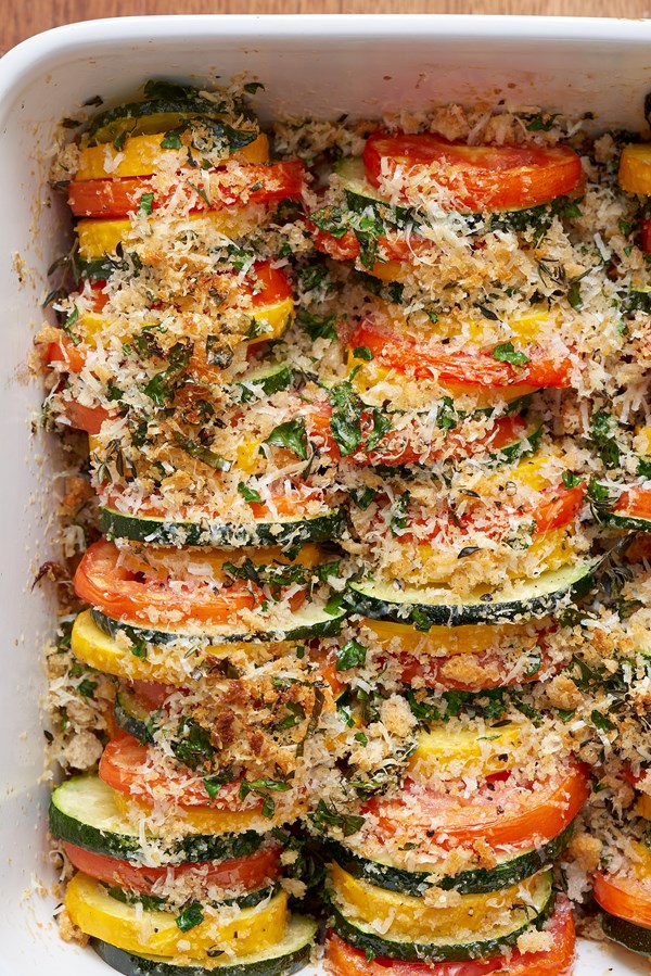 Summer vegetable gratin