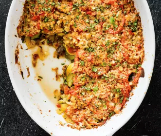 Summer vegetable gratin