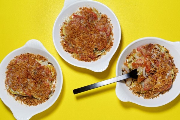 Summer vegetable gratin