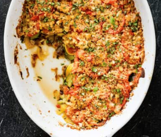 Summer vegetable gratin