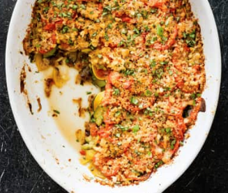 Summer vegetable gratin