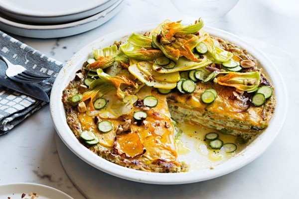 Summer vegetable lasagne