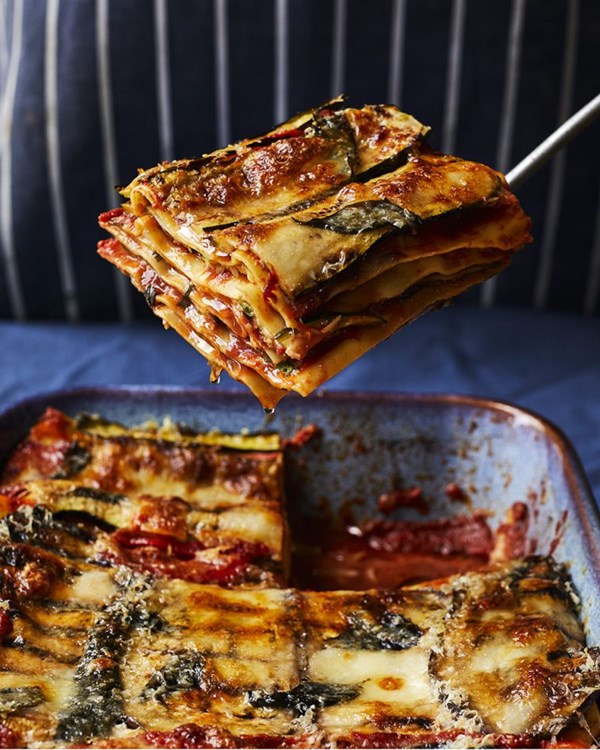 Summer vegetable lasagne 