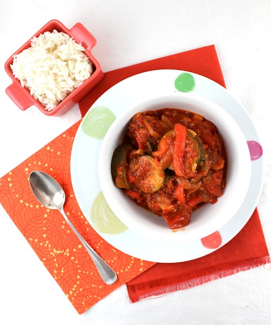 Summer vegetable ratatouille