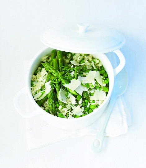 Summer vegetable risotto
