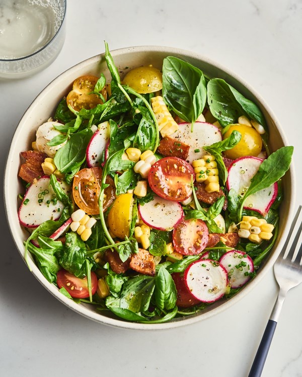 Summer veggie chopped salad
