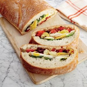 Summer veggie sandwich