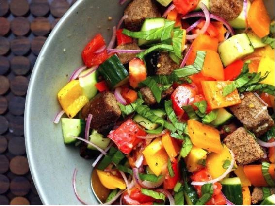 Summer's last hurrah panzanella