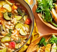 Summery beans & herby green aïoli