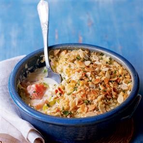 Summery fish pie