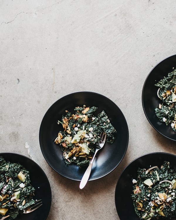Summery kale chop