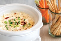 Sun-dried tomato & artichoke dip