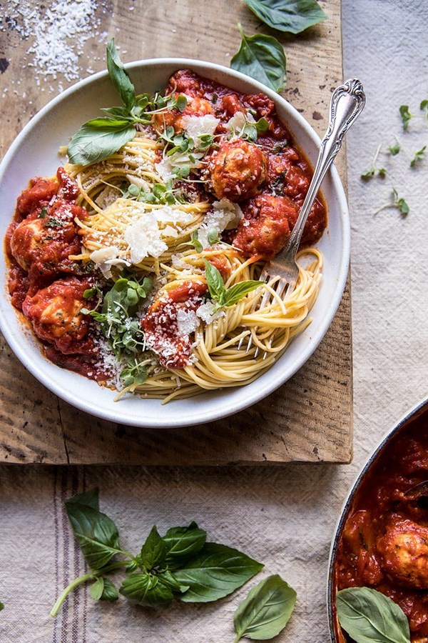 Sun-dried tomato and ricotta turkey meatballs