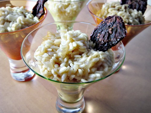 Sun-dried tomato and thyme risotto