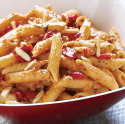Sun-dried tomato basil pesto pasta salad