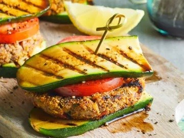 Sun-dried tomato chickpea sliders 