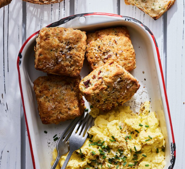Sun dried tomato homemade biscuits