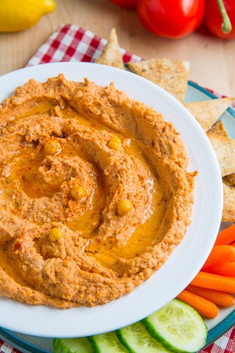 Sun-dried tomato hummus
