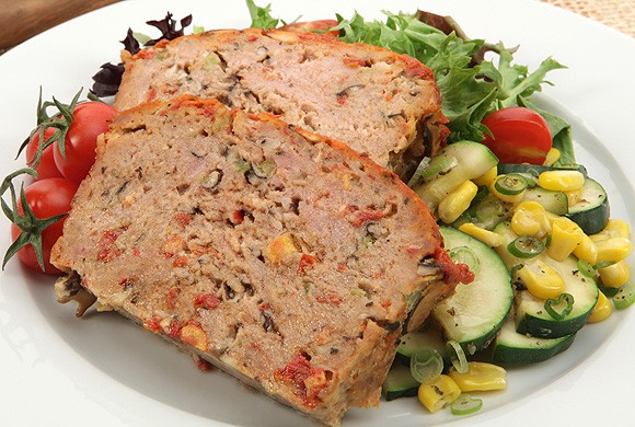 Sun-dried tomato meat loaf