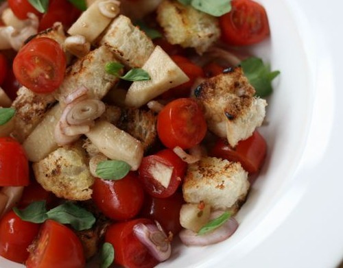 Sunchoke panzanella