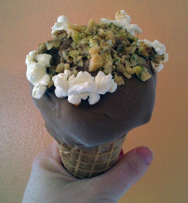 Sundae ball game cones