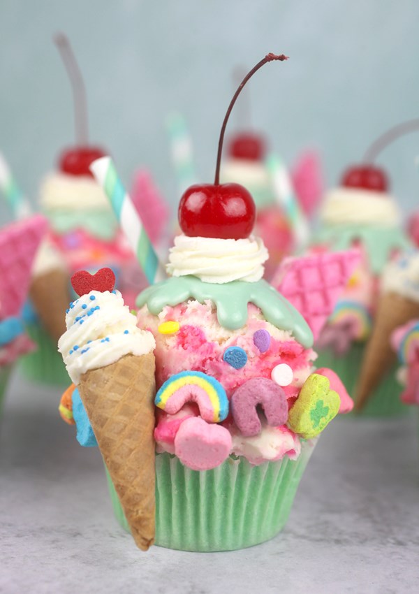 Sundae fundae cupcakes