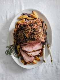Sunday dinner picnic shoulder pork roast