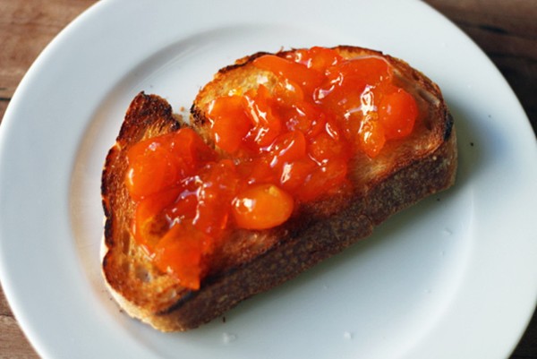 Sunday morning kumquat jam