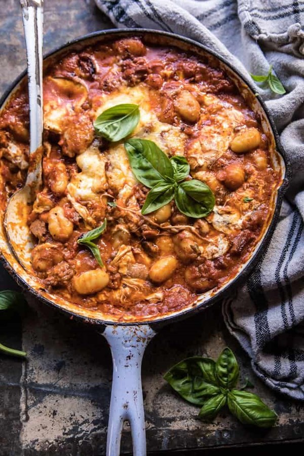 Sunday night gnocchi Bolognese bake